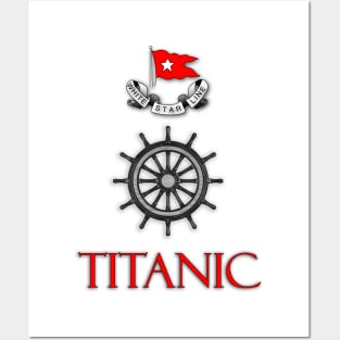 titanic white star line Posters and Art